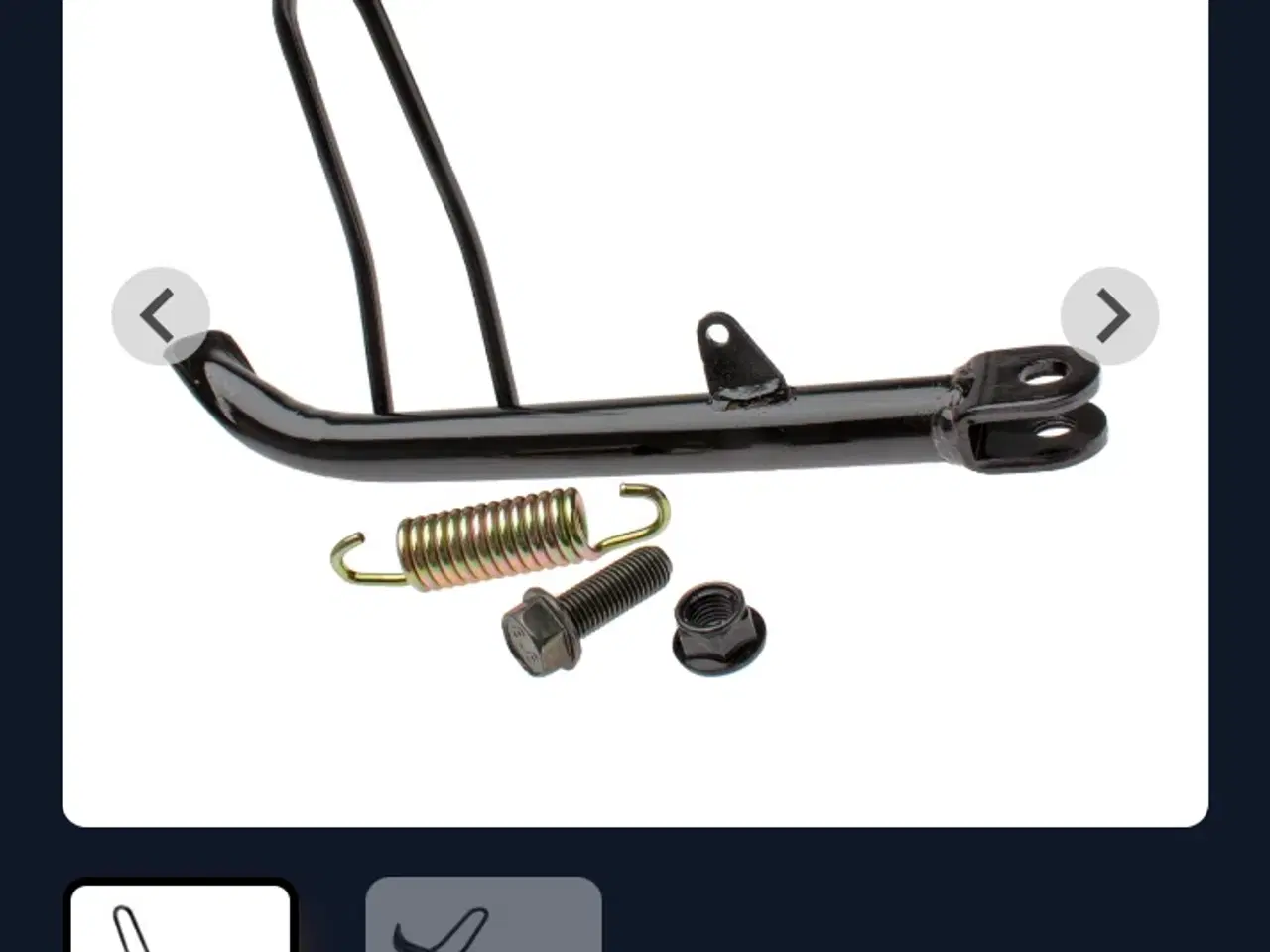 Billede 3 - Komplet Originalt sidestøtteben til pgo dr.big/T-r