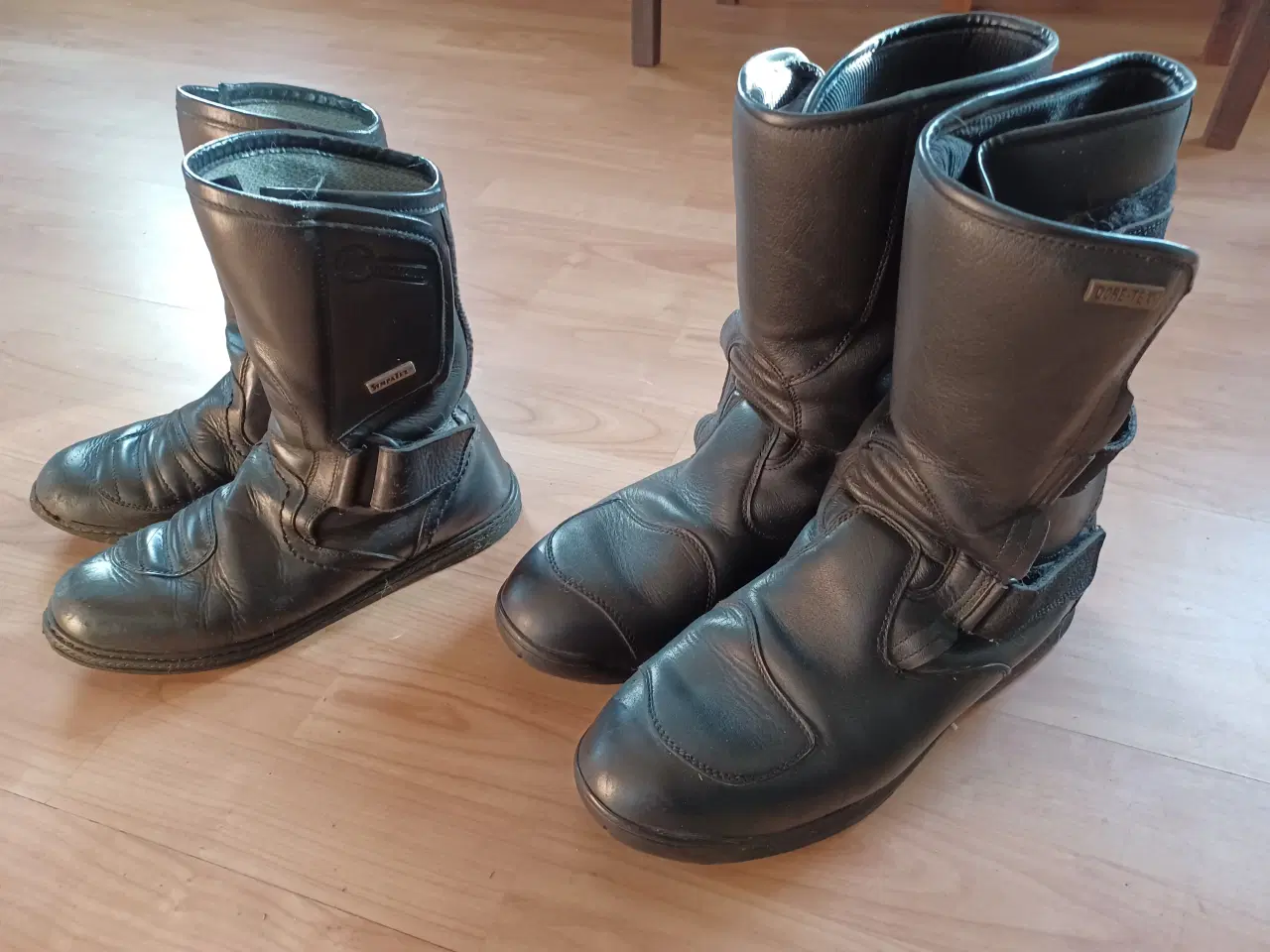 Billede 1 - Læderstøvler til mc kørsel