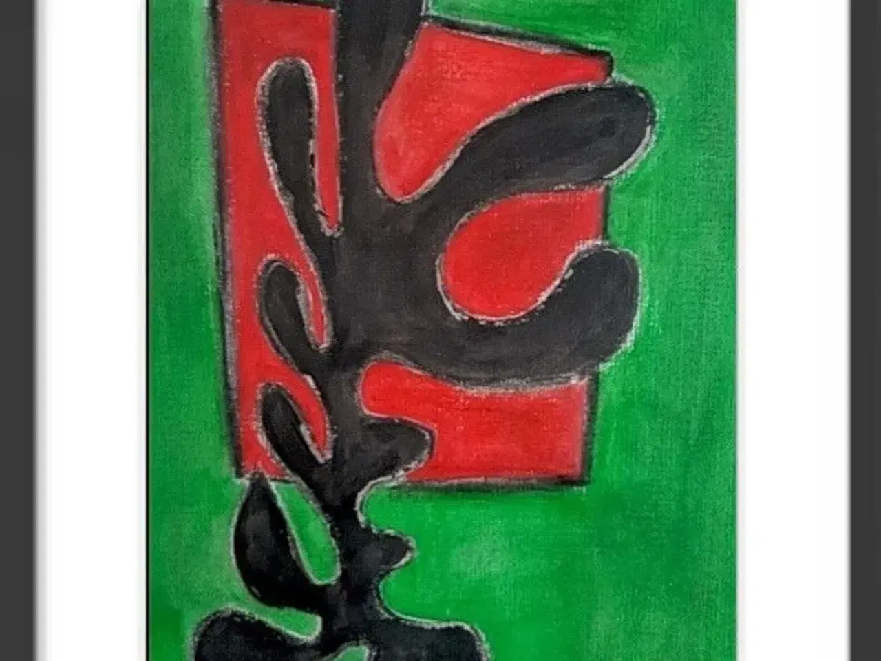 Billede 4 - Forskellige akvareller, Matisse interpretation