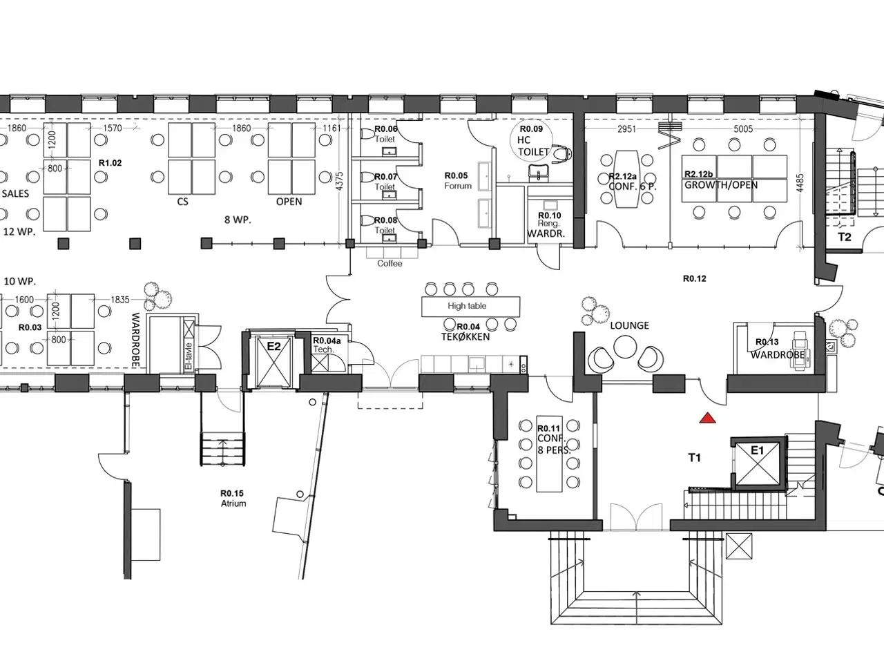 Billede 12 - Nyistandsat kontorlejemål med fine detaljer i moderne flerbrugerhus på Østerbro