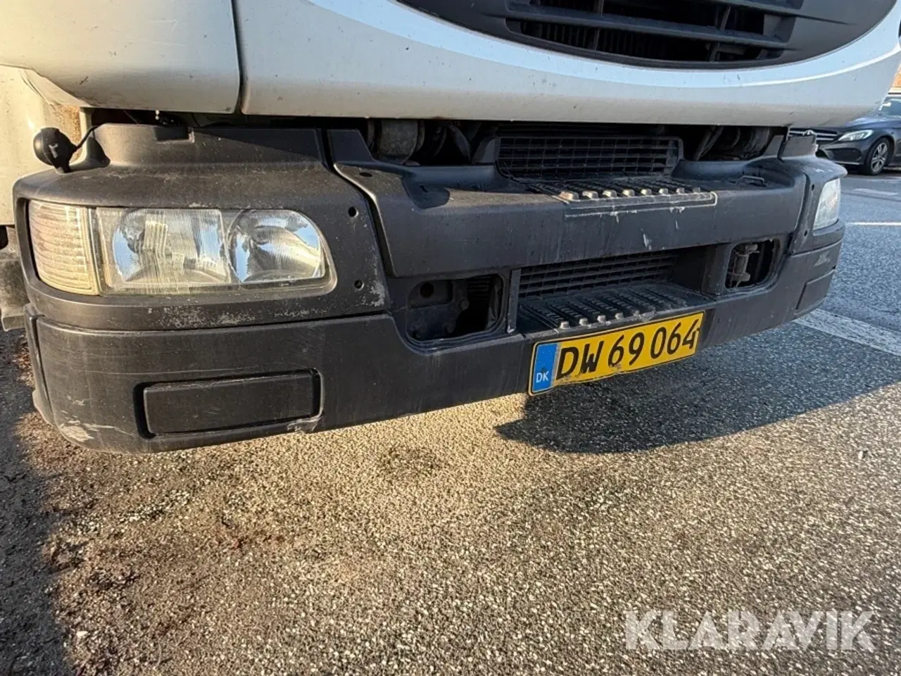 Billede 7 - Renault lastbil – med skiftelad, lift og container Renault Midlum