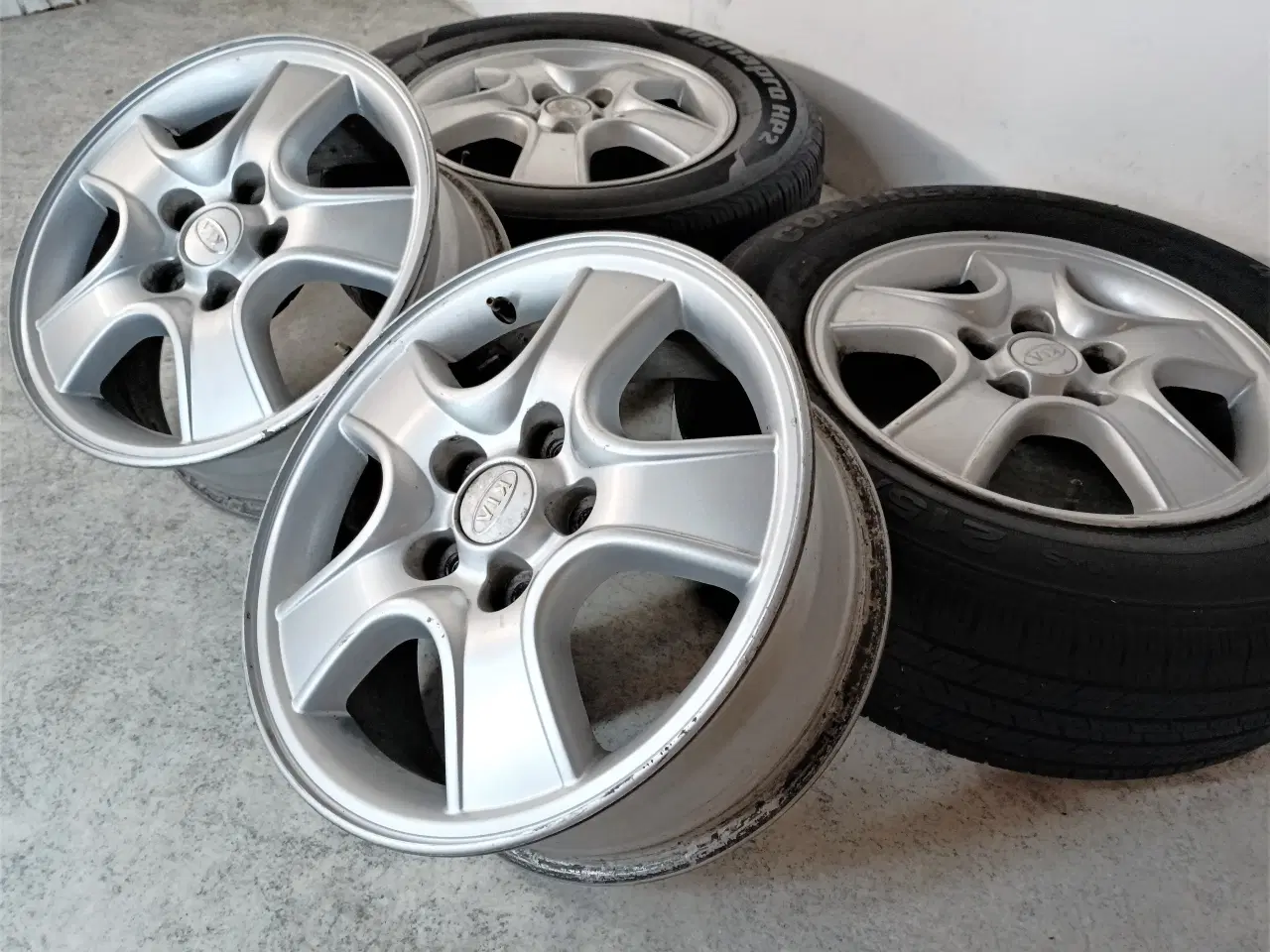 Billede 2 - 5x114,3 16" ET43 KIA fælge