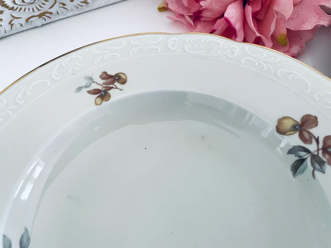 Billede 3 - Vintage dybe tallerkner 6 stk med patina