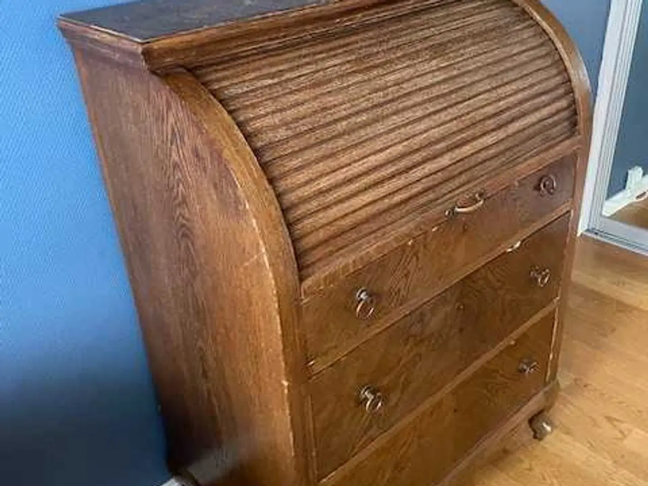 Billede 3 - Antikt chatol med rulleklap