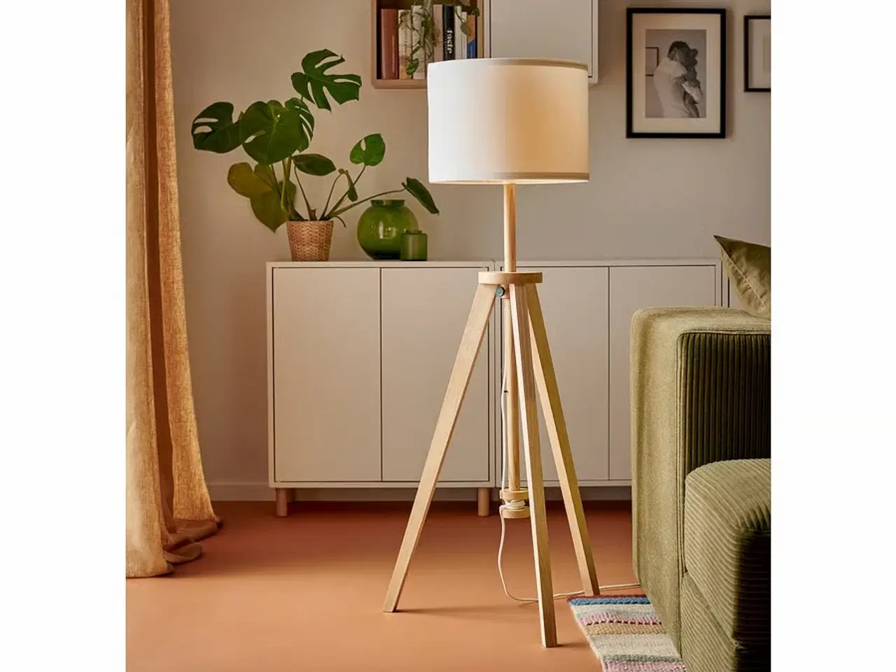 Billede 1 - LAUTERS Gulvlampe, ask/hvid