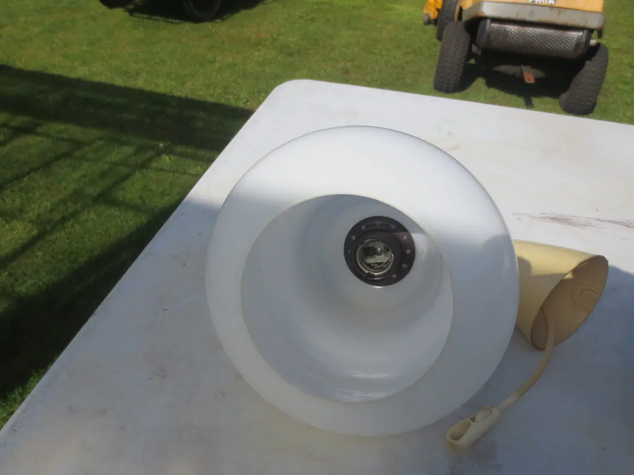 Billede 3 - 2 stk Retro Glas  Loftslamper Diameter 21 cm 