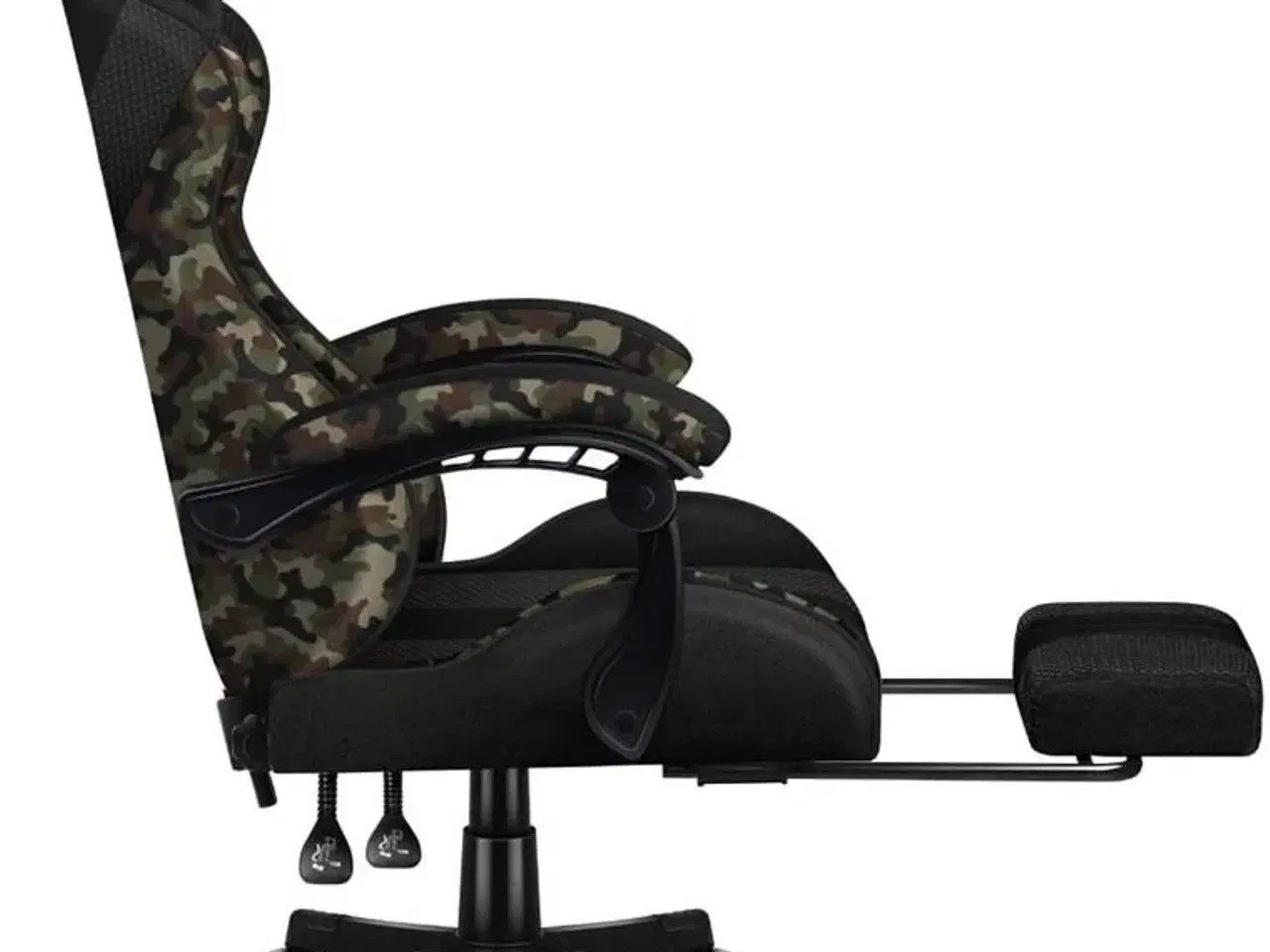 Billede 4 - Gamerstol Huzaro Force 4.7 Camo Mesh – ergonomisk stol med fodstøtte
