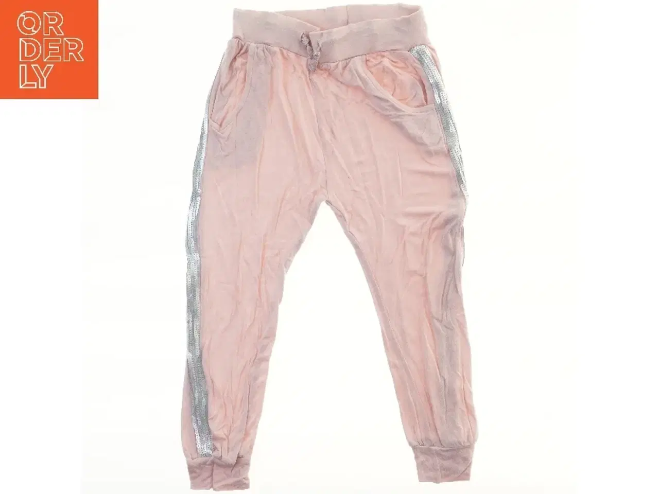Billede 1 - Lyserøde bukser med pailletter fra VRS (str. 110)