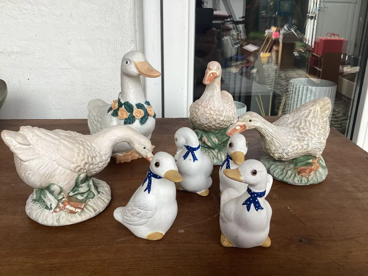 Billede 1 - Gipsænder - gæs 8 stk