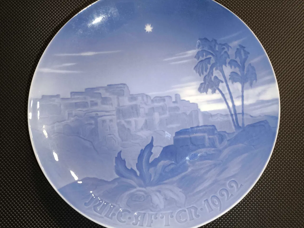 Billede 1 - Juleplatte fra 1922 - Stjerne ved Betlehem - Julea