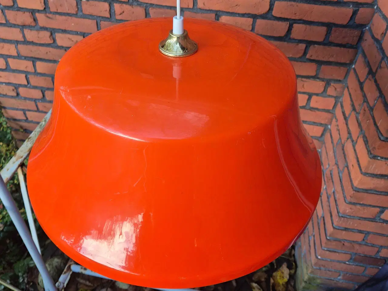 Billede 3 - Giga retrolampe i transparent plastik