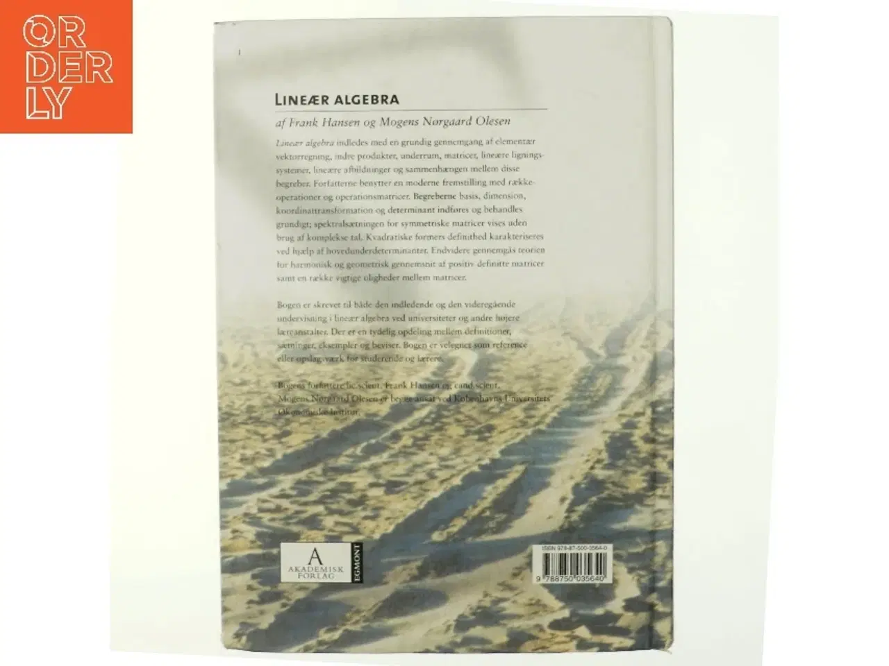 Billede 3 - Lineær algebra (Bog)
