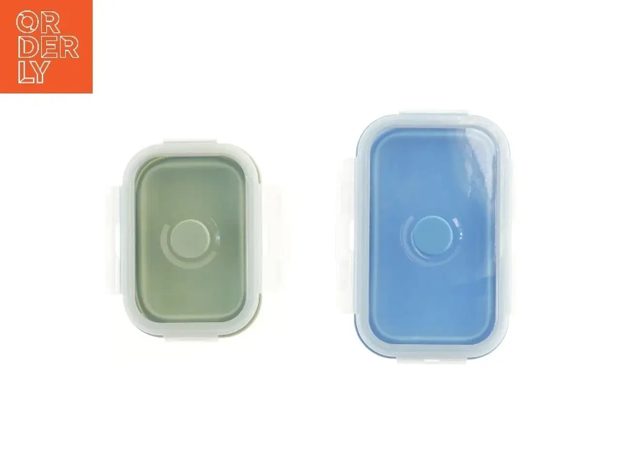 Billede 3 - Opbevaringsbøtter med låg (str. 16x12 og 13x11 cm)