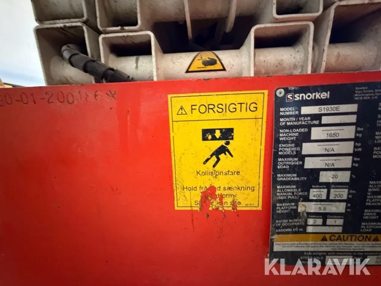 Billede 10 - Sakselift Snorkel SL30E 5,8 meter