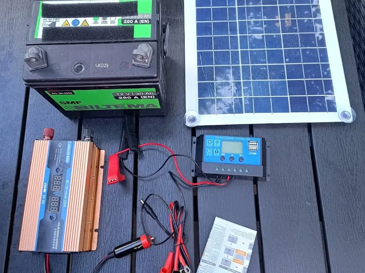 Billede 1 - Solar Kit til camping osv.
