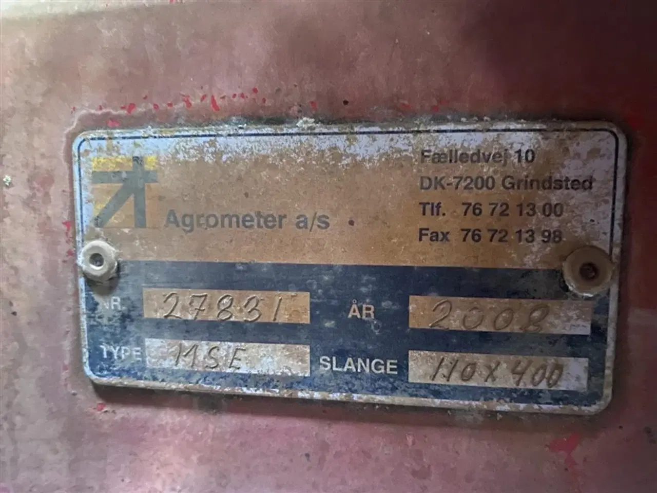 Billede 5 - Agrometer MSE 110x400