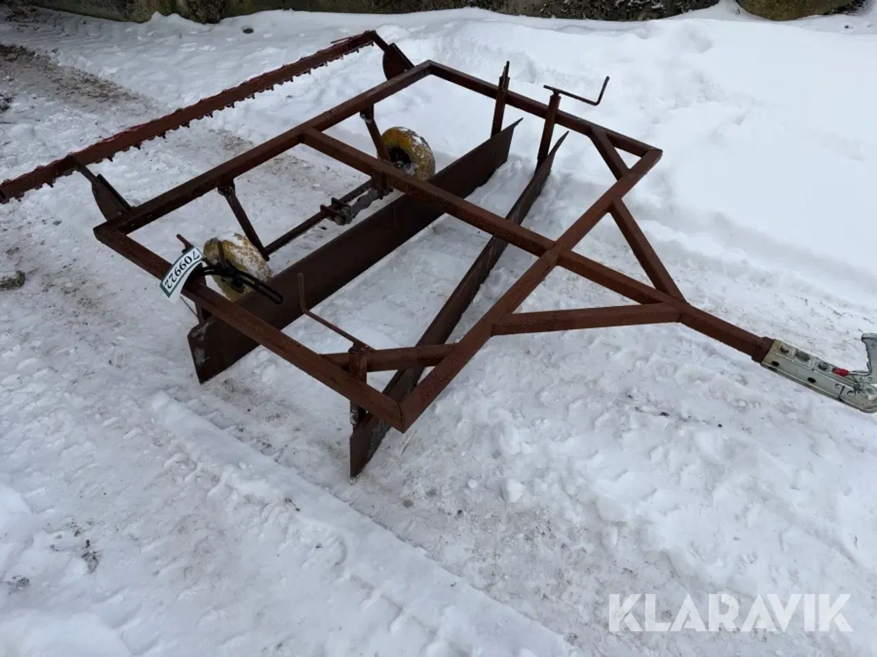 Billede 6 - Stige skraber med rive specialfremstillet