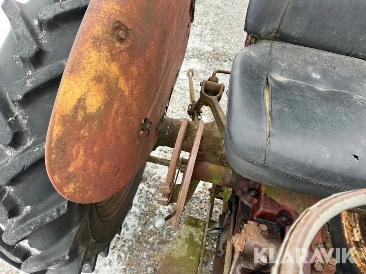 Billede 10 - Veterantraktor Massey Ferguson 35 med frontlæsser