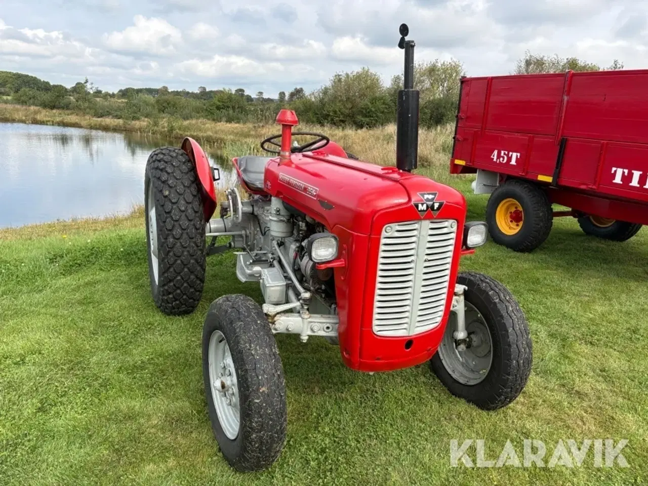 Billede 4 - Veterantraktor Massey Ferguson 35X 3-cylindret diesel
