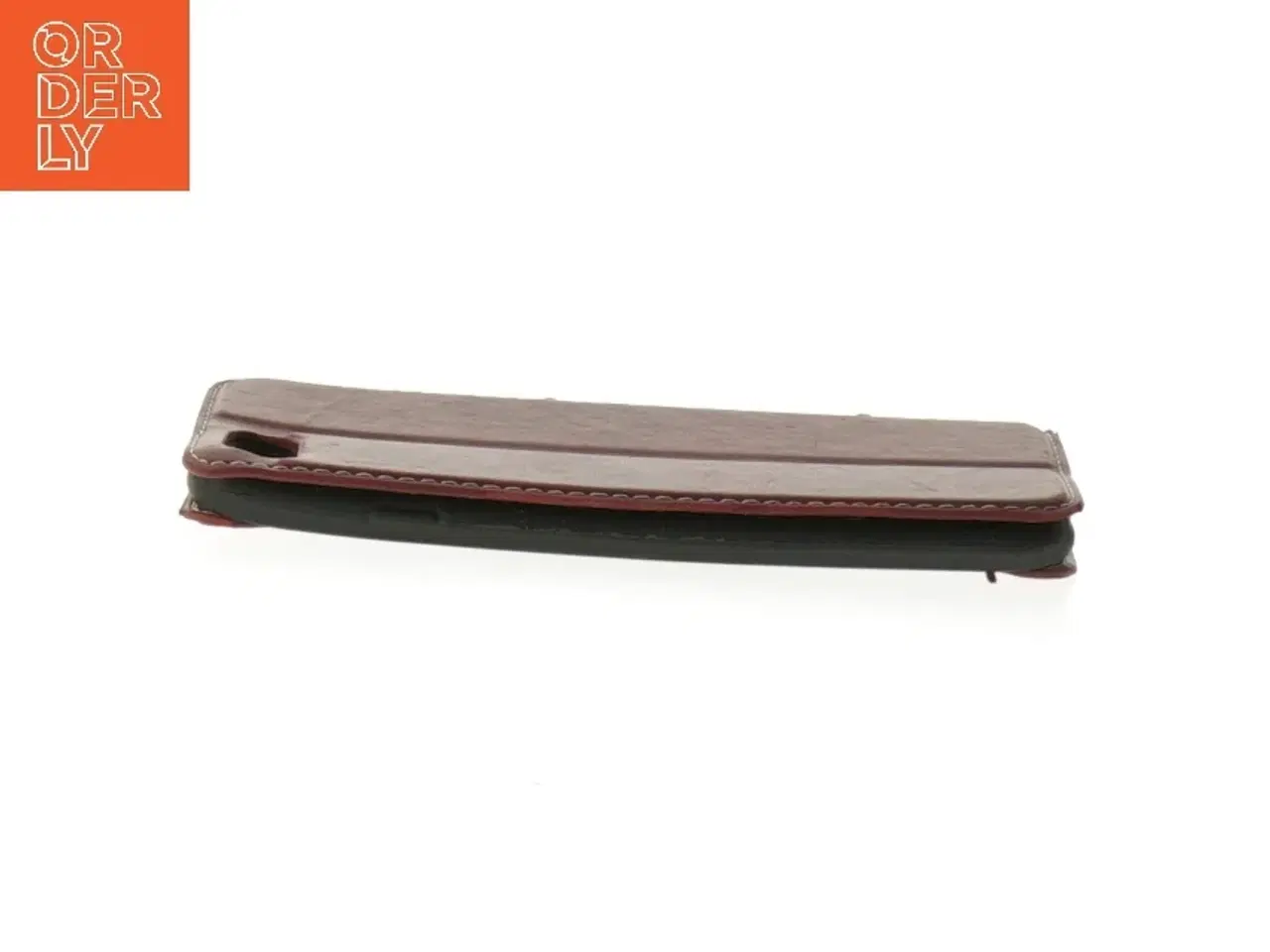 Billede 8 - Smartphone etui i læder med kortholder (str. 14 x. 7,5 cm)