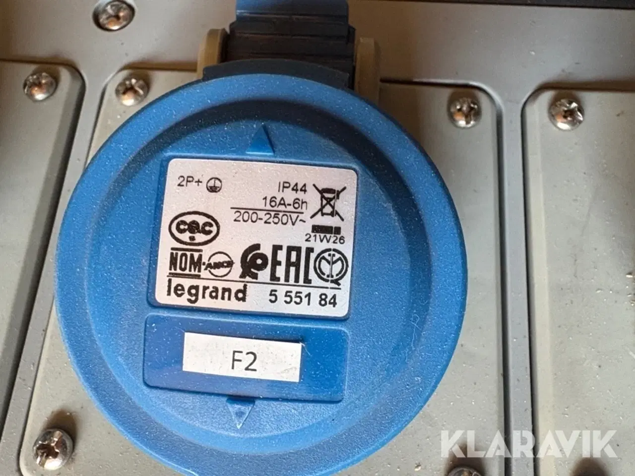 Billede 7 - Transportabel byggestrømstavle og strømfordeler Legrand