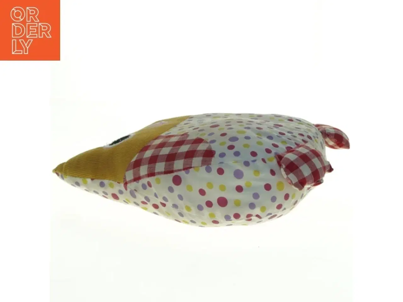 Billede 4 - Ugleformet pude med prikker (str. 30 x 24 cm)