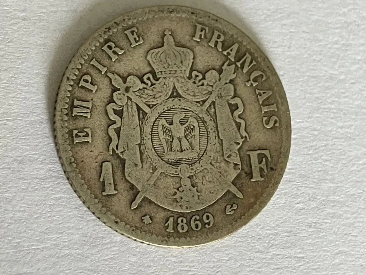 Billede 1 - 1 Franc France 1869