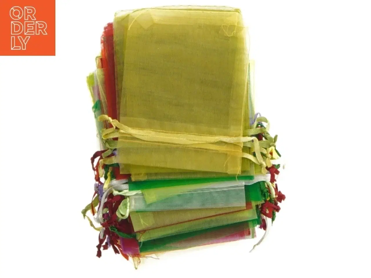 Billede 3 - Multifarvede organza poser (str. 12 x 9 cm)