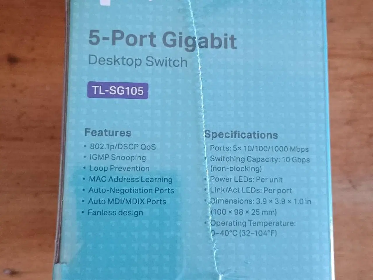 Billede 5 - Desktop Switch, 5-Port Gigabit TL-SG105