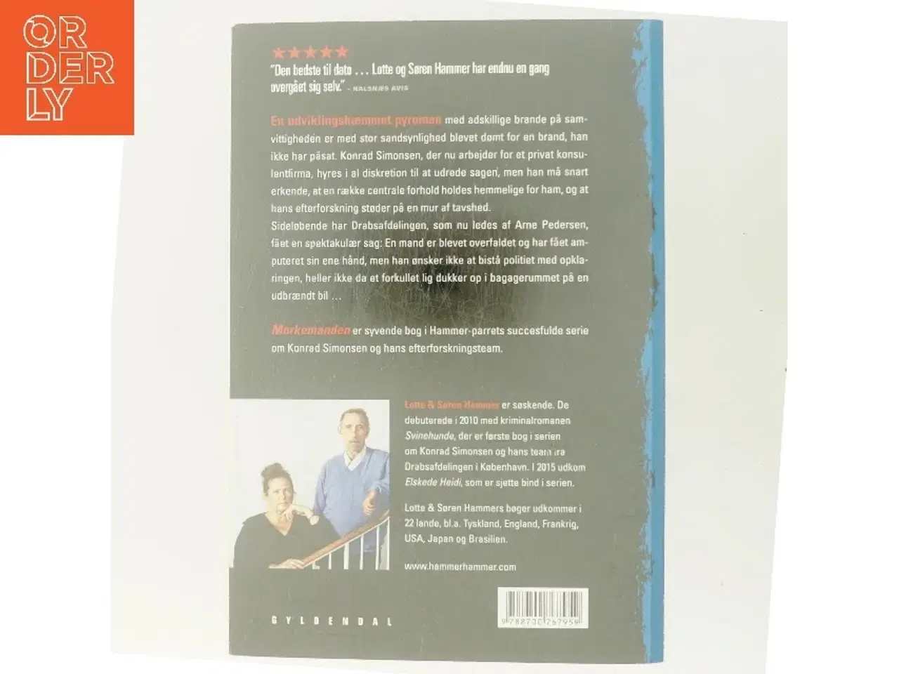 Billede 3 - Mørkemanden : kriminalroman af Lotte Hammer (Bog)