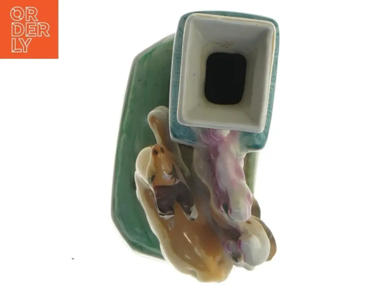 Billede 4 - Porcelænsfigur med rådyr (str. 14,5x8 cm)