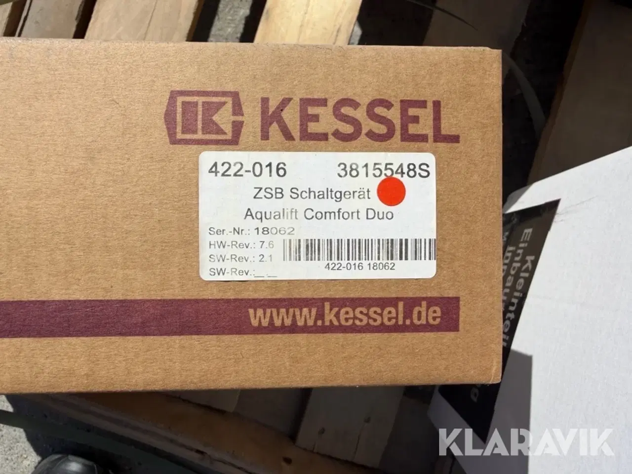 Billede 11 - Pumpe- og løftestation Kessel Aqualift F XL 1400 W S3 Duo 200 liter