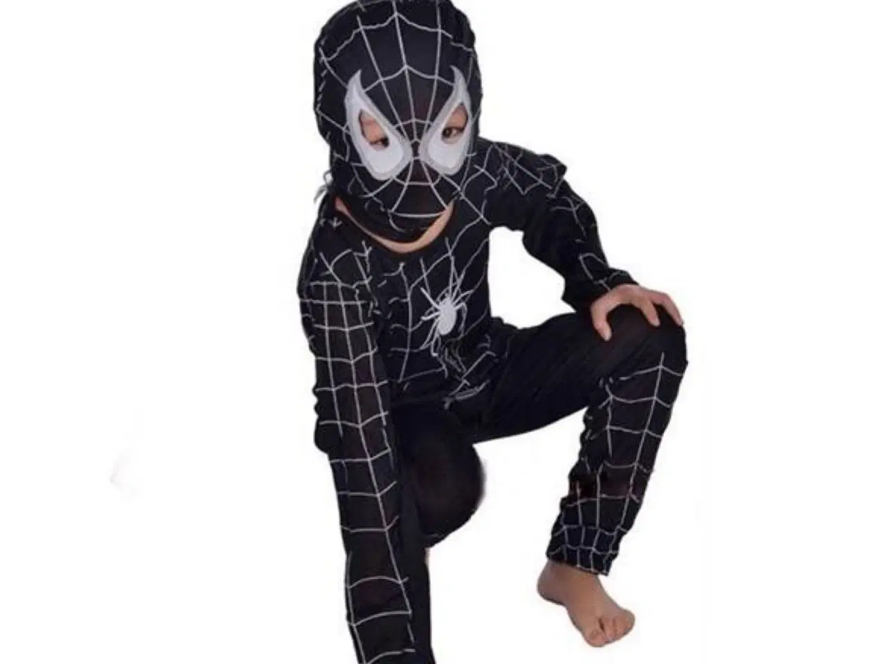Billede 9 - NY Sej Spiderman kostume str. 110 dragt udklædning