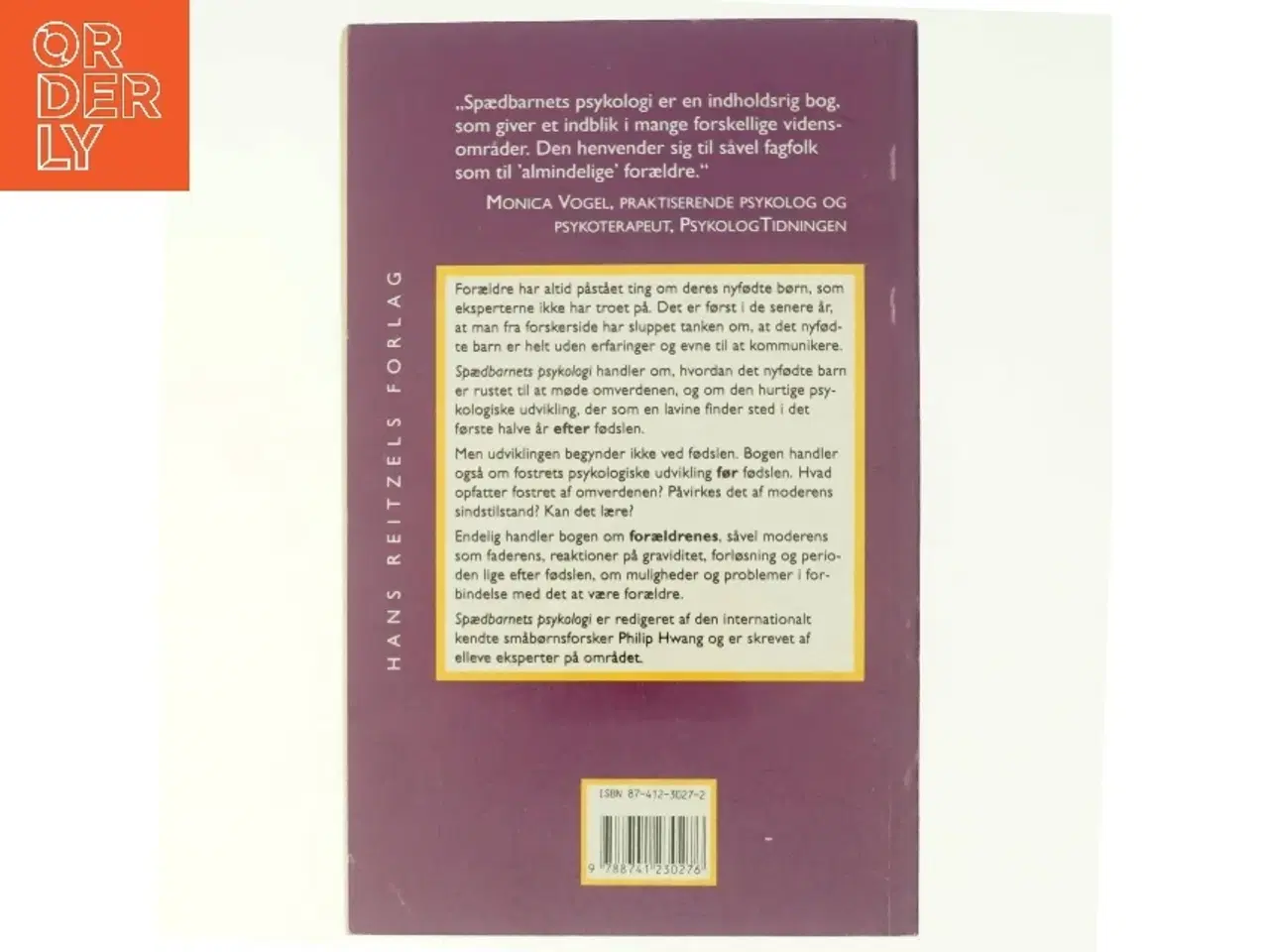Billede 3 - Spædbarnets psykologi af Philip Hwang (Bog)