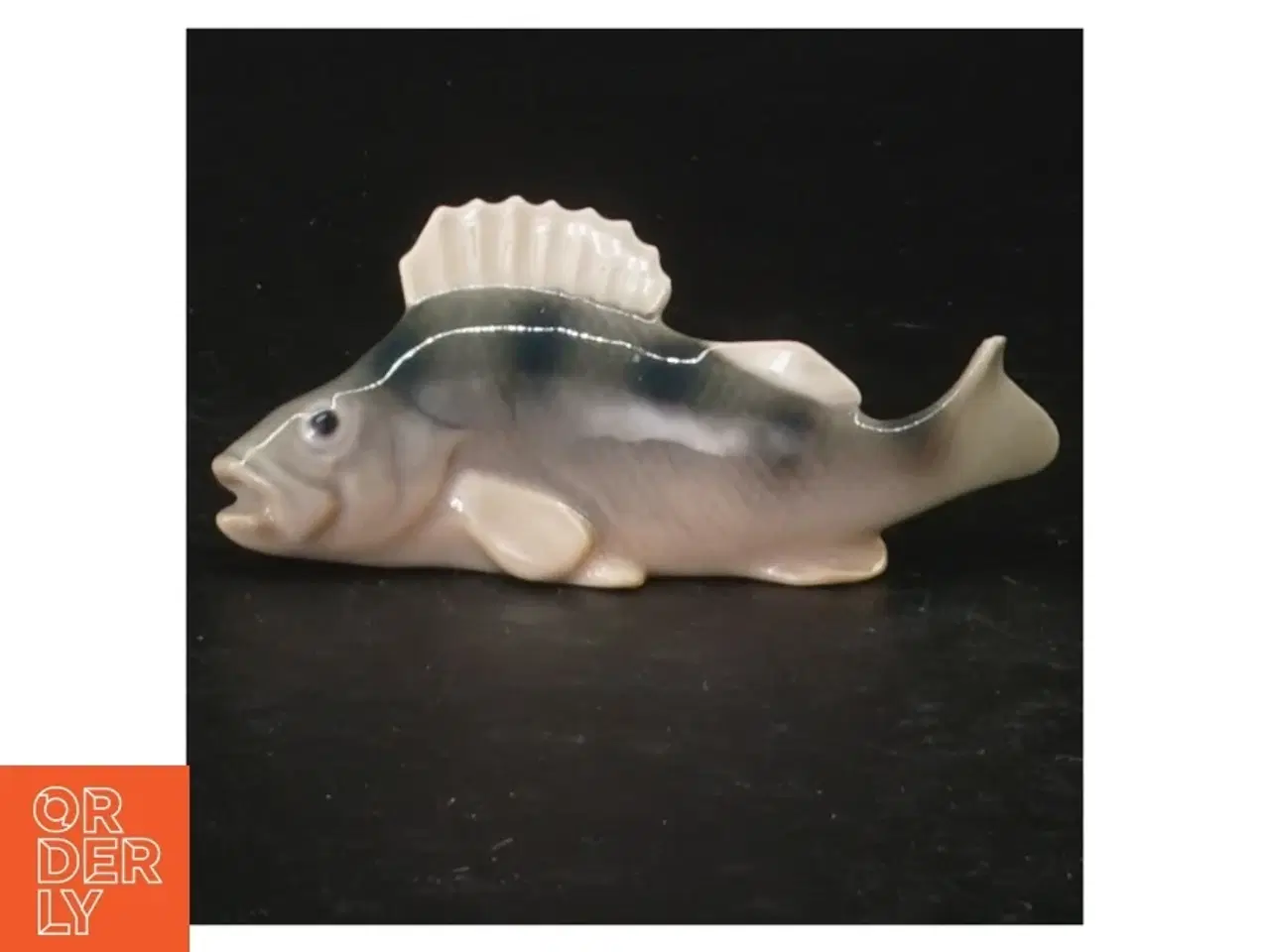 Billede 1 - Porcelænsfigur af fisk fra B&G (str. 9 cm)