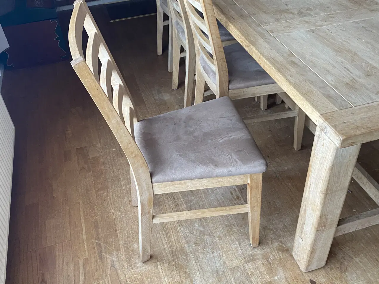 Billede 3 - Spisebords stole - lys eg