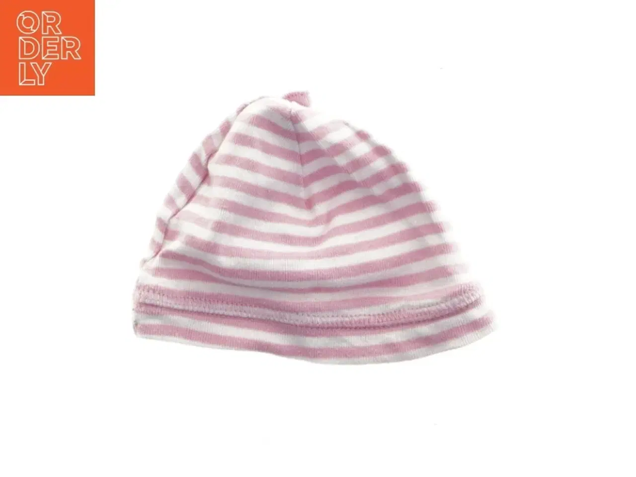 Billede 3 - H&M lyserød og hvid stribet babyhue fra H&M (str. 56)