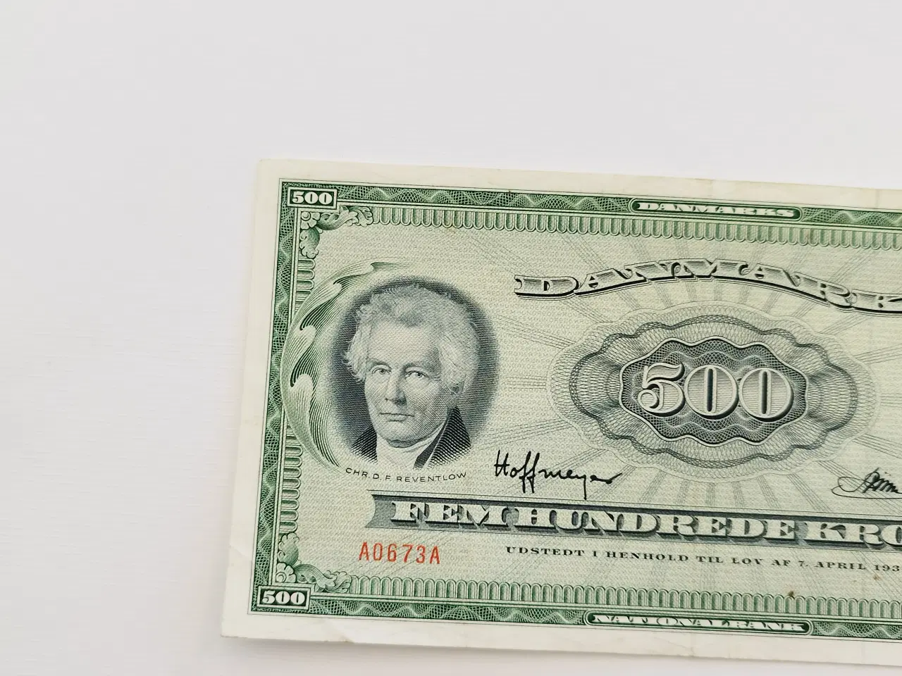 Billede 2 - Plovmand. 500 Hundrede Kroner. 1967