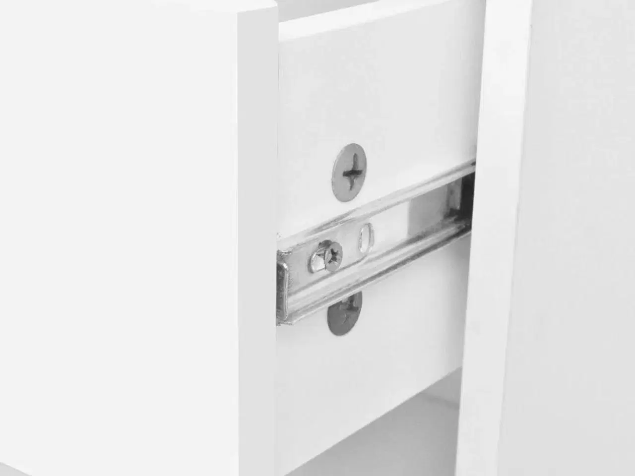 Billede 6 - Natbord med skuffe 2 stk. hvid