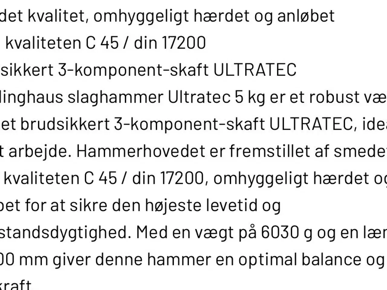 Billede 2 - Peddinghaus Forhammer 5 kg