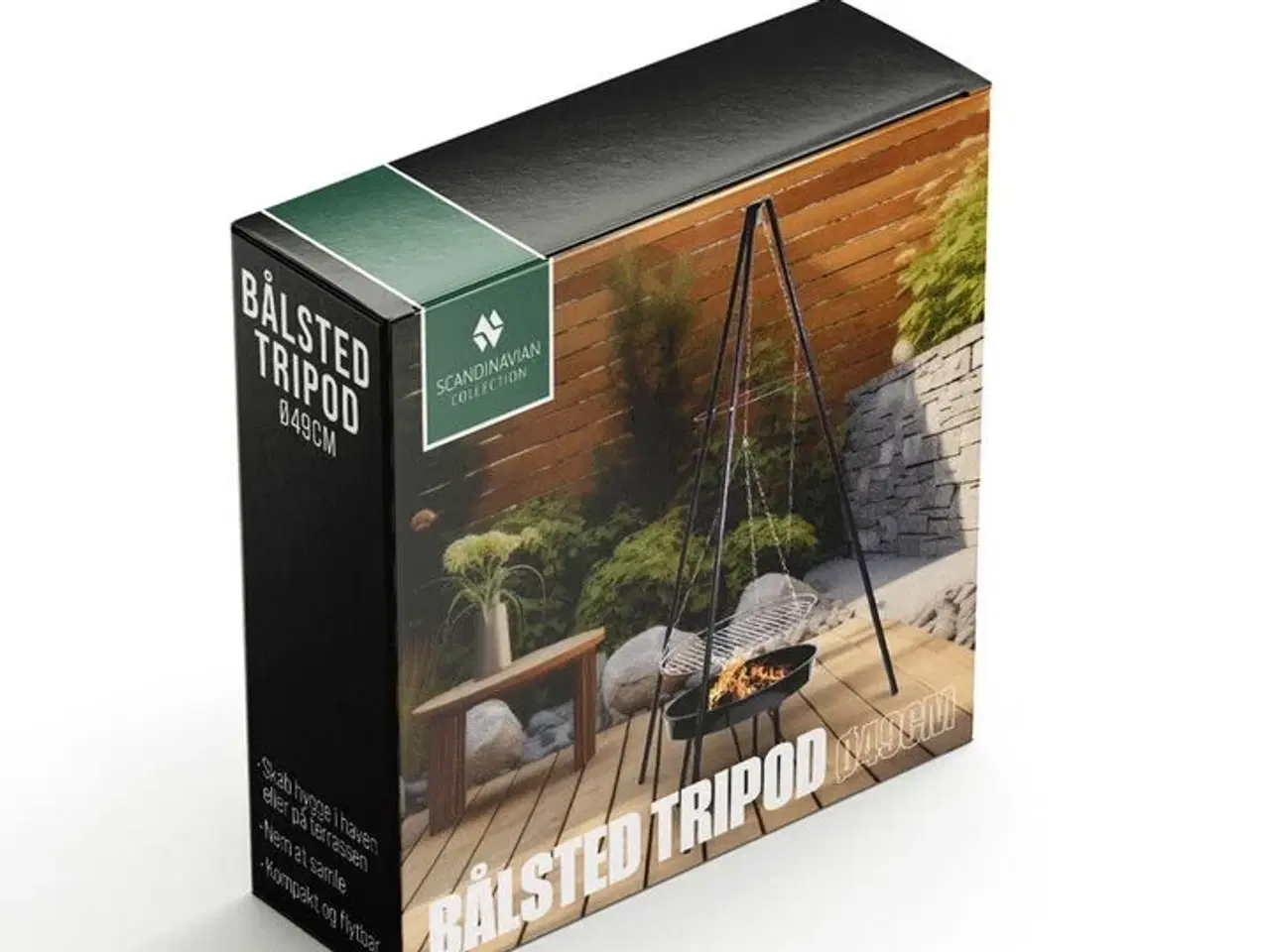 Billede 4 - Bålsted tripod ø49cm(ubrugt)
