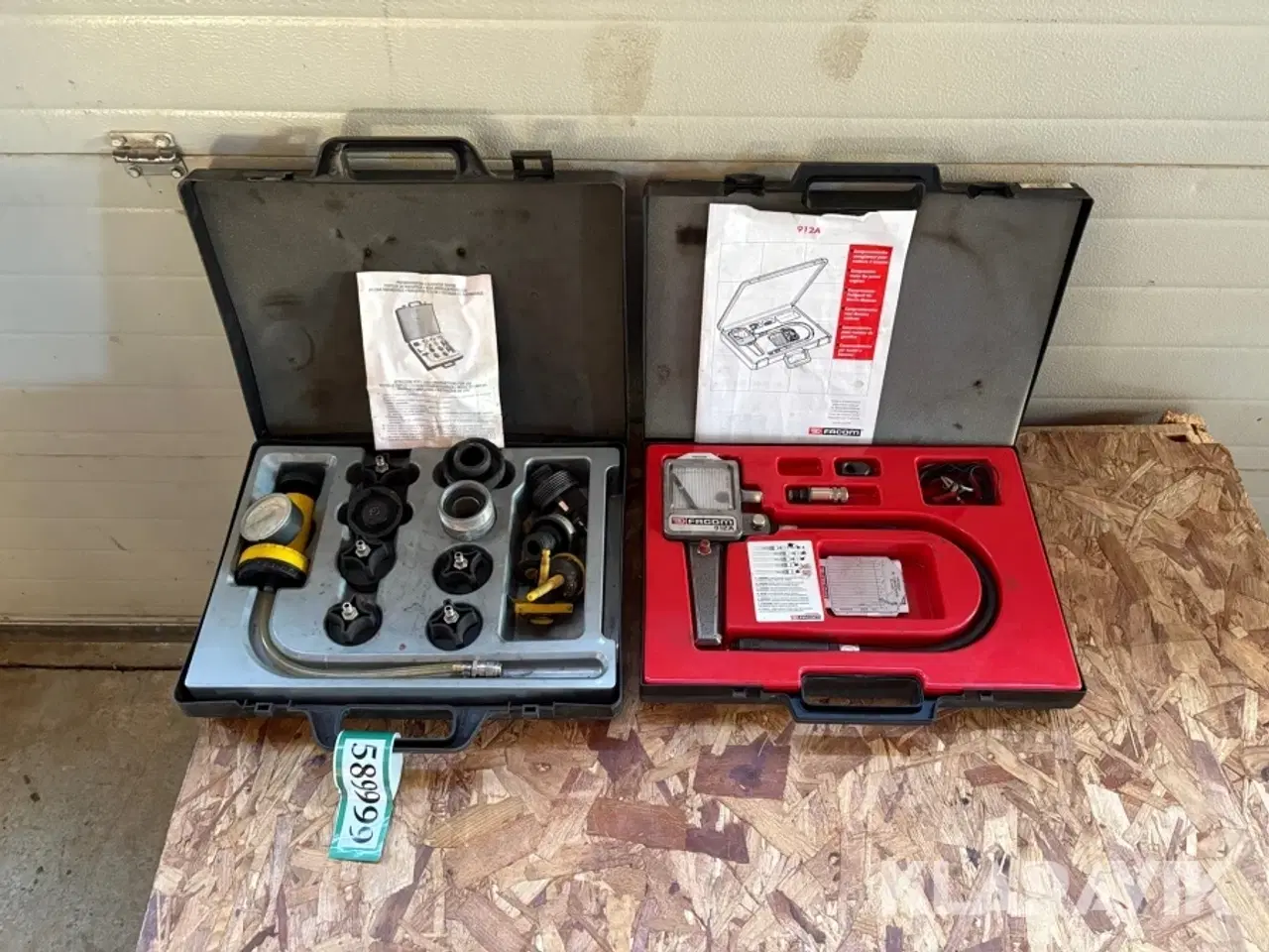 Billede 4 - Køler tætheds tester og kompressions tester Facom 912A