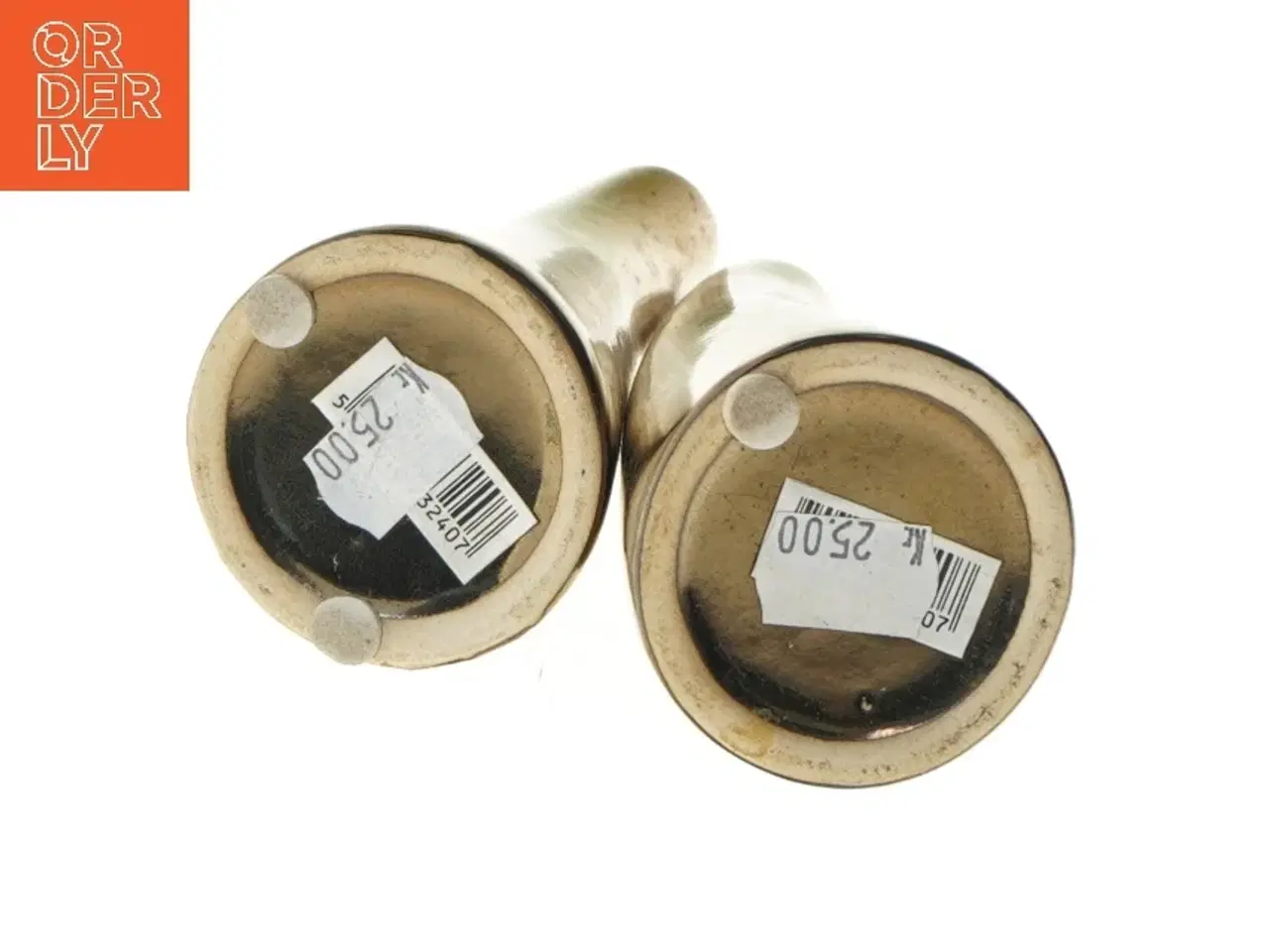 Billede 3 - Guld lysestager (str. 14,5 cm)