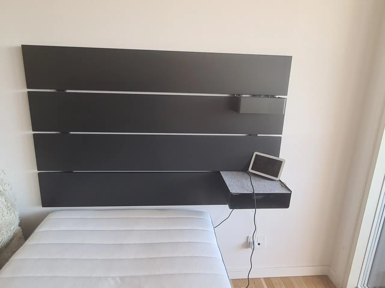 Billede 1 - IKEA NORDLI sengstel + sengegavl + VALEVÅG springm