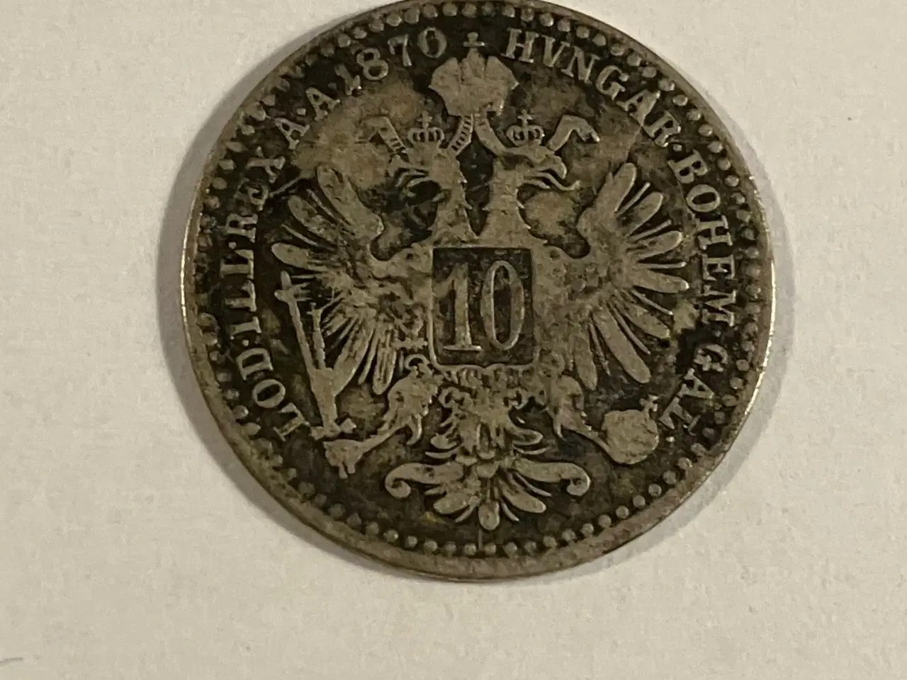 Billede 1 - 10 Kreuzer 1870 Austria
