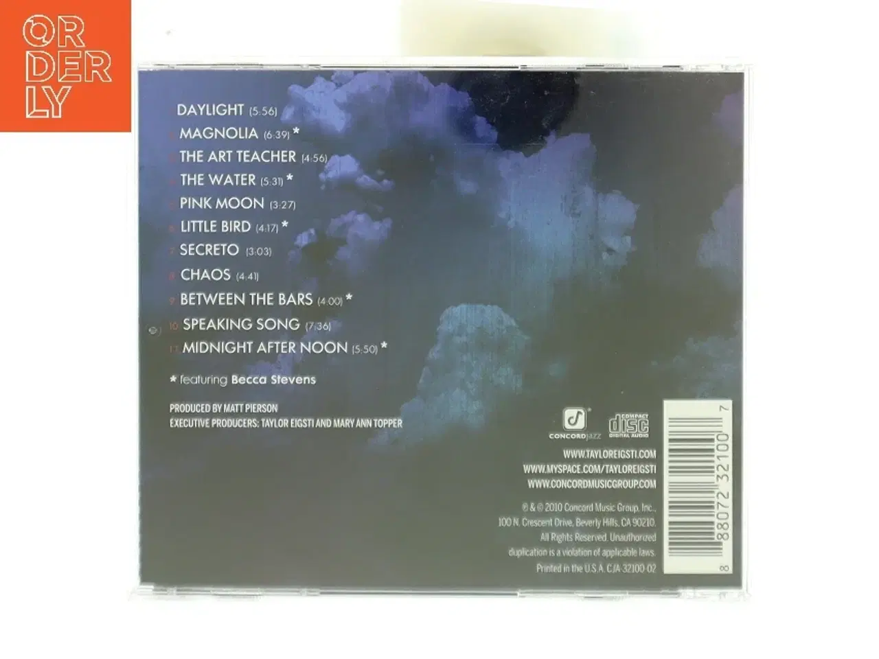 Billede 2 - CD - Taylor Eigsti 'Daylight at Midnight' fra Concord Jazz