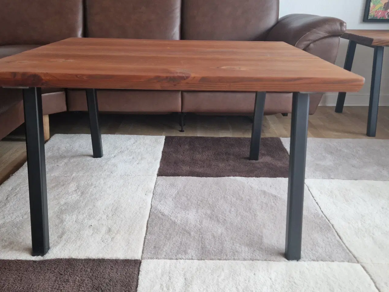 Billede 2 - Sofaborde behandlet med Politur