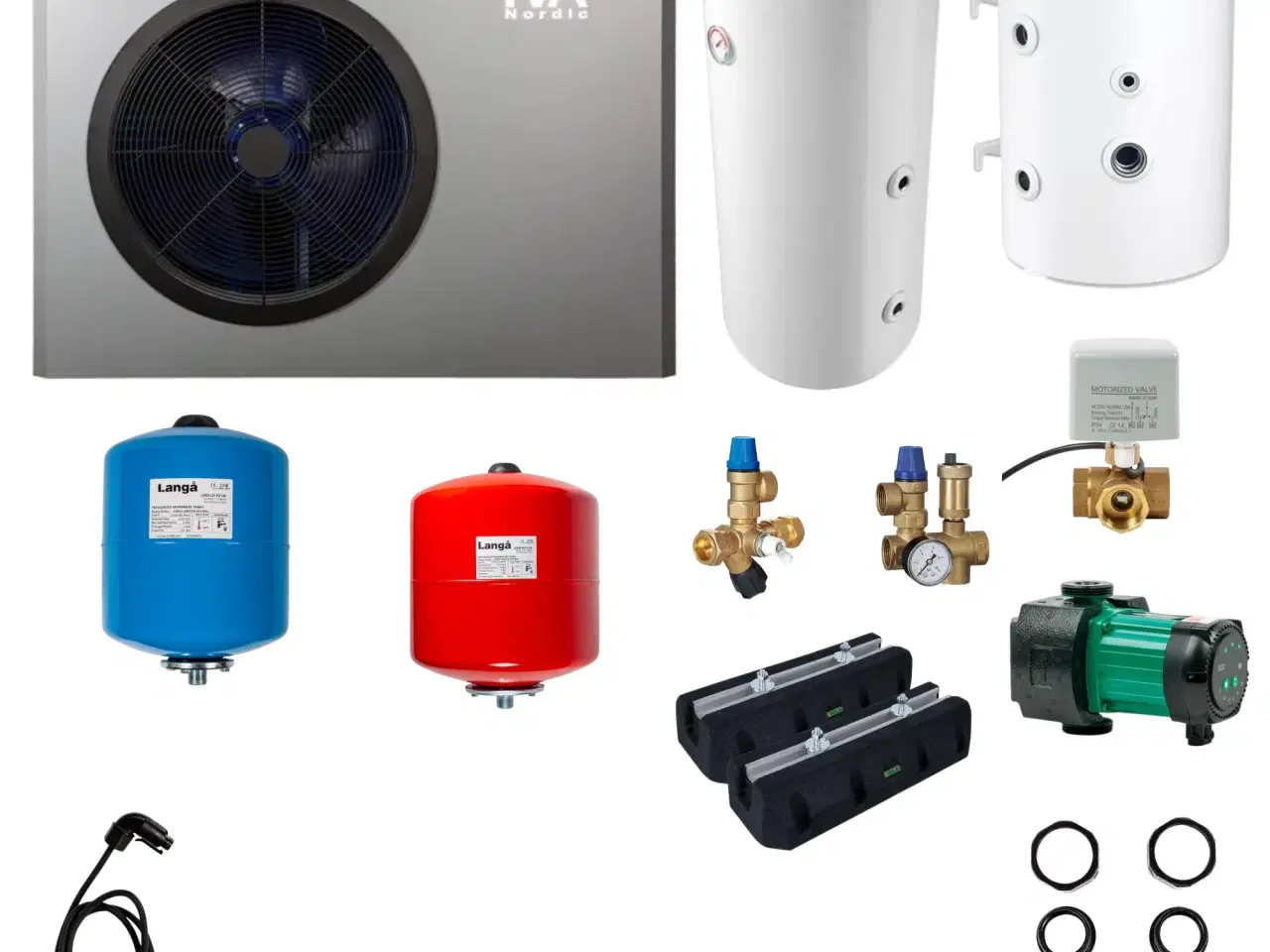 Billede 1 - Luft/vand varmepumpe pakke 130m2 inkl. montering