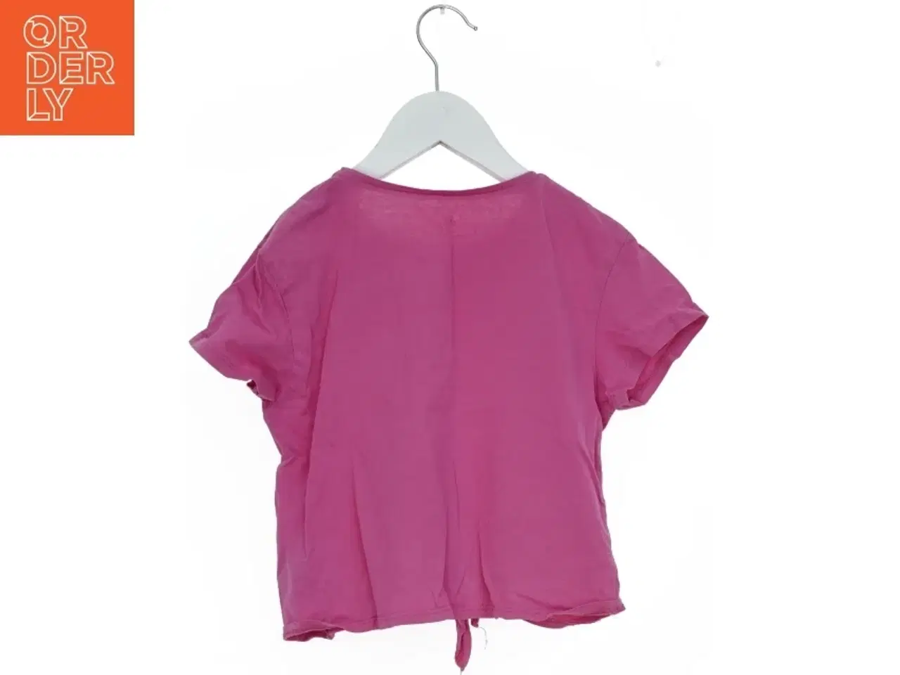 Billede 2 - Kortærmet T-shirt med knude fra H&M (str. 128)