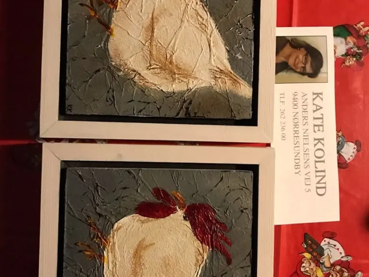 Billede 1 - Hønse malerier